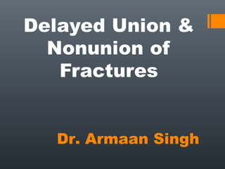 Dr. Armaan Singh
 
