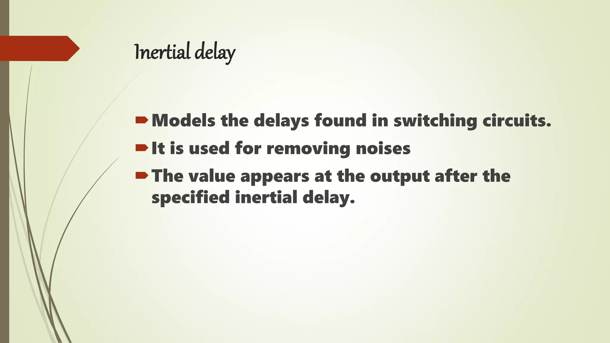Delay model in vhdl | PPTX