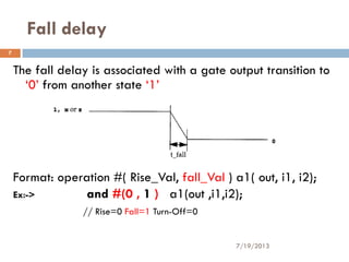 Delays in verilog | PPT