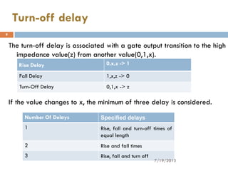 Delays in verilog | PPT