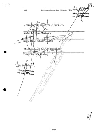 .. .
PGR
J'Termo de Colabora 30 n. 02 de DELCiD/O D~ ~A~.~()A>"rf
•
Mlln::Io ")â!~Ief~
~
Ga~. MIftiItra
ERIO PUBLICa
•
•
•
8 de 8
Impressopor:004.182.951-40Pet5952
Em:15/03/2016-11:25:18
 