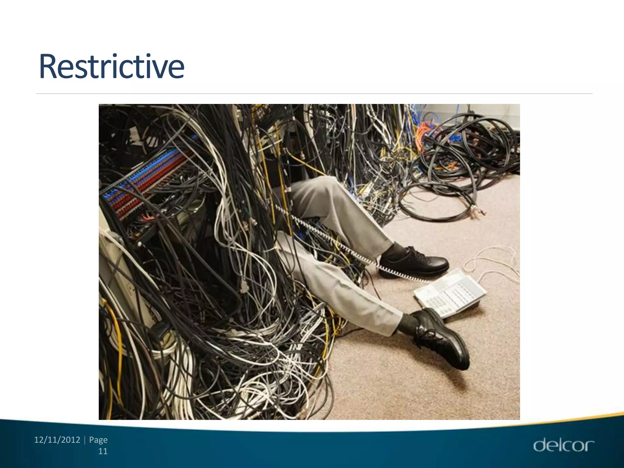 Restrictive




12/11/2012 | Page
               11
 