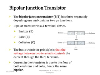 DELD Unit 1 BJT | PDF