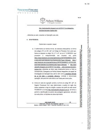 7
Paraconferirooriginal,acesseositehttps://esaj.tjsp.jus.br/esaj,informeoprocesso2099602-08.2015.8.26.0000ecódigo184B513.
Estedocumentofoiprotocoladoem03/07/2015às14:17,écópiadooriginalassinadodigitalmenteporTribunaldeJusticadeSaoPauloeCELSODEFARIAMONTEIRO.
fls. 126
 