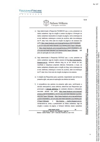 8
Paraconferirooriginal,acesseositehttps://esaj.tjsp.jus.br/esaj,informeoprocesso2099602-08.2015.8.26.0000ecódigo184B513.
Estedocumentofoiprotocoladoem03/07/2015às14:17,écópiadooriginalassinadodigitalmenteporTribunaldeJusticadeSaoPauloeCELSODEFARIAMONTEIRO.
fls. 127
 