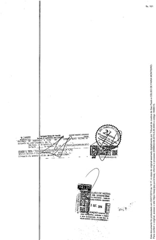 Paraconferirooriginal,acesseositehttps://esaj.tjsp.jus.br/esaj,informeoprocesso2099602-08.2015.8.26.0000ecódigo184B515.
Estedocumentofoiprotocoladoem03/07/2015às14:17,écópiadooriginalassinadodigitalmenteporTribunaldeJusticadeSaoPauloeCELSODEFARIAMONTEIRO.
fls. 161
 