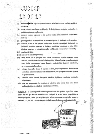 Paraconferirooriginal,acesseositehttps://esaj.tjsp.jus.br/esaj,informeoprocesso2099602-08.2015.8.26.0000ecódigo184B515.
Estedocumentofoiprotocoladoem03/07/2015às14:17,écópiadooriginalassinadodigitalmenteporTribunaldeJusticaSaoPauloeCELSODEFARIAMONTEIRO.
fls. 170
 