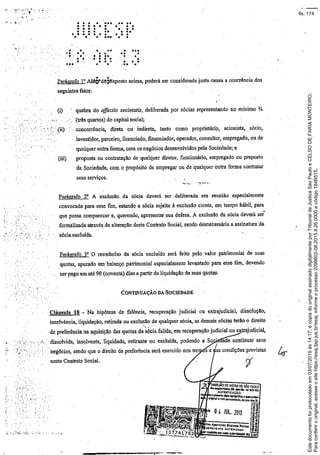 Paraconferirooriginal,acesseositehttps://esaj.tjsp.jus.br/esaj,informeoprocesso2099602-08.2015.8.26.0000ecódigo184B515.
Estedocumentofoiprotocoladoem03/07/2015às14:17,écópiadooriginalassinadodigitalmenteporTribunaldeJusticaSaoPauloeCELSODEFARIAMONTEIRO.
fls. 174
 