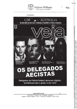 Paraconferirooriginal,acesseositehttps://esaj.tjsp.jus.br/esaj,informeoprocesso2099602-08.2015.8.26.0000ecódigo184B571.
Estedocumentofoiprotocoladoem06/07/2015às16:44,écópiadooriginalassinadodigitalmenteporTribunaldeJusticaSaoPauloeELIANARAMOSSATO.
fls. 218
 