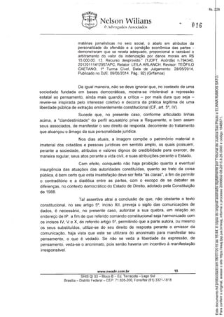 Paraconferirooriginal,acesseositehttps://esaj.tjsp.jus.br/esaj,informeoprocesso2099602-08.2015.8.26.0000ecódigo184B571.
Estedocumentofoiprotocoladoem06/07/2015às16:44,écópiadooriginalassinadodigitalmenteporTribunaldeJusticaSaoPauloeELIANARAMOSSATO.
fls. 228
 