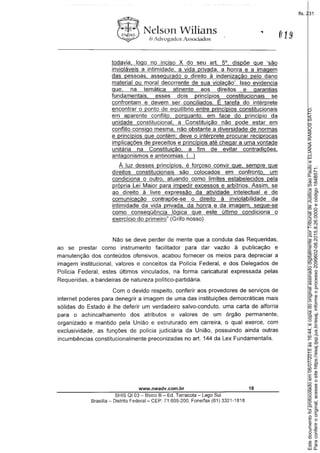 Paraconferirooriginal,acesseositehttps://esaj.tjsp.jus.br/esaj,informeoprocesso2099602-08.2015.8.26.0000ecódigo184B571.
Estedocumentofoiprotocoladoem06/07/2015às16:44,écópiadooriginalassinadodigitalmenteporTribunaldeJusticaSaoPauloeELIANARAMOSSATO.
fls. 231
 