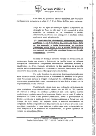 Paraconferirooriginal,acesseositehttps://esaj.tjsp.jus.br/esaj,informeoprocesso2099602-08.2015.8.26.0000ecódigo184B571.
Estedocumentofoiprotocoladoem06/07/2015às16:44,écópiadooriginalassinadodigitalmenteporTribunaldeJusticaSaoPauloeELIANARAMOSSATO.
fls. 236
 