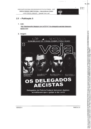 Paraconferirooriginal,acesseositehttps://esaj.tjsp.jus.br/esaj,informeoprocesso2099602-08.2015.8.26.0000ecódigo184B571.
Estedocumentofoiprotocoladoem06/07/2015às16:44,écópiadooriginalassinadodigitalmenteporTribunaldeJusticaSaoPauloeELIANARAMOSSATO.
fls. 323
 