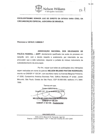 Paraconferirooriginal,acesseositehttps://esaj.tjsp.jus.br/esaj,informeoprocesso2099602-08.2015.8.26.0000ecódigo184B571.
Estedocumentofoiprotocoladoem06/07/2015às16:44,écópiadooriginalassinadodigitalmenteporTribunaldeJusticaSaoPauloeELIANARAMOSSATO.
fls. 343
 