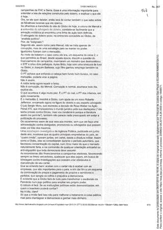 Paraconferirooriginal,acesseositehttps://esaj.tjsp.jus.br/esaj,informeoprocesso2099602-08.2015.8.26.0000ecódigo184B571.
Estedocumentofoiprotocoladoem06/07/2015às16:44,écópiadooriginalassinadodigitalmenteporTribunaldeJusticaSaoPauloeELIANARAMOSSATO.
fls. 367
 
