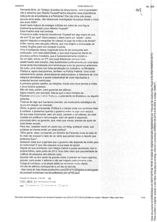 Paraconferirooriginal,acesseositehttps://esaj.tjsp.jus.br/esaj,informeoprocesso2099602-08.2015.8.26.0000ecódigo184B571.
Estedocumentofoiprotocoladoem06/07/2015às16:44,écópiadooriginalassinadodigitalmenteporTribunaldeJusticaSaoPauloeELIANARAMOSSATO.
fls. 369
 