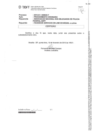 Paraconferirooriginal,acesseositehttps://esaj.tjsp.jus.br/esaj,informeoprocesso2099602-08.2015.8.26.0000ecódigo184B571.
Estedocumentofoiprotocoladoem06/07/2015às16:44,écópiadooriginalassinadodigitalmenteporTribunaldeJusticaSaoPauloeELIANARAMOSSATO.
fls. 382
 