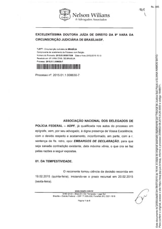Paraconferirooriginal,acesseositehttps://esaj.tjsp.jus.br/esaj,informeoprocesso2099602-08.2015.8.26.0000ecódigo184B571.
Estedocumentofoiprotocoladoem06/07/2015às16:44,écópiadooriginalassinadodigitalmenteporTribunaldeJusticaSaoPauloeELIANARAMOSSATO.
fls. 385
 