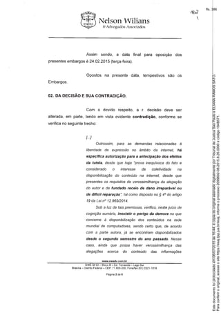 Paraconferirooriginal,acesseositehttps://esaj.tjsp.jus.br/esaj,informeoprocesso2099602-08.2015.8.26.0000ecódigo184B571.
Estedocumentofoiprotocoladoem06/07/2015às16:44,écópiadooriginalassinadodigitalmenteporTribunaldeJusticaSaoPauloeELIANARAMOSSATO.
fls. 386
 