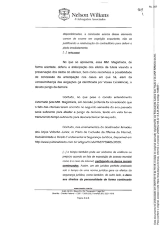 Paraconferirooriginal,acesseositehttps://esaj.tjsp.jus.br/esaj,informeoprocesso2099602-08.2015.8.26.0000ecódigo184B571.
Estedocumentofoiprotocoladoem06/07/2015às16:44,écópiadooriginalassinadodigitalmenteporTribunaldeJusticaSaoPauloeELIANARAMOSSATO.
fls. 387
 
