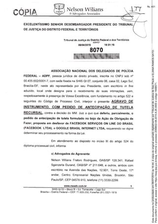 Paraconferirooriginal,acesseositehttps://esaj.tjsp.jus.br/esaj,informeoprocesso2099602-08.2015.8.26.0000ecódigo184B571.
Estedocumentofoiprotocoladoem06/07/2015às16:44,écópiadooriginalassinadodigitalmenteporTribunaldeJusticadeSaoPauloeELIANARAMOSSATO.
fls. 401
 