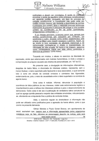 Paraconferirooriginal,acesseositehttps://esaj.tjsp.jus.br/esaj,informeoprocesso2099602-08.2015.8.26.0000ecódigo184B571.
Estedocumentofoiprotocoladoem06/07/2015às16:44,écópiadooriginalassinadodigitalmenteporTribunaldeJusticadeSaoPauloeELIANARAMOSSATO.
fls. 414
 