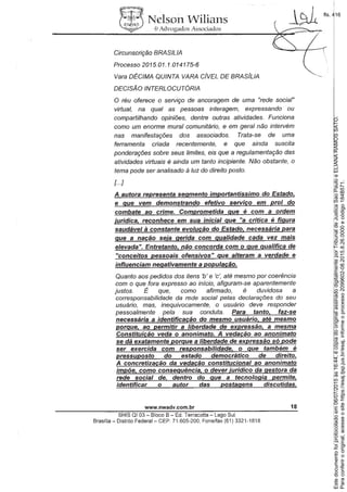 Paraconferirooriginal,acesseositehttps://esaj.tjsp.jus.br/esaj,informeoprocesso2099602-08.2015.8.26.0000ecódigo184B571.
Estedocumentofoiprotocoladoem06/07/2015às16:44,écópiadooriginalassinadodigitalmenteporTribunaldeJusticaSaoPauloeELIANARAMOSSATO.
fls. 416
 