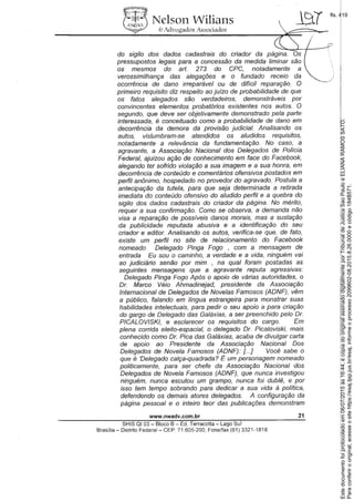 Paraconferirooriginal,acesseositehttps://esaj.tjsp.jus.br/esaj,informeoprocesso2099602-08.2015.8.26.0000ecódigo184B571.
Estedocumentofoiprotocoladoem06/07/2015às16:44,écópiadooriginalassinadodigitalmenteporTribunaldeJusticaSaoPauloeELIANARAMOSSATO.
fls. 419
 