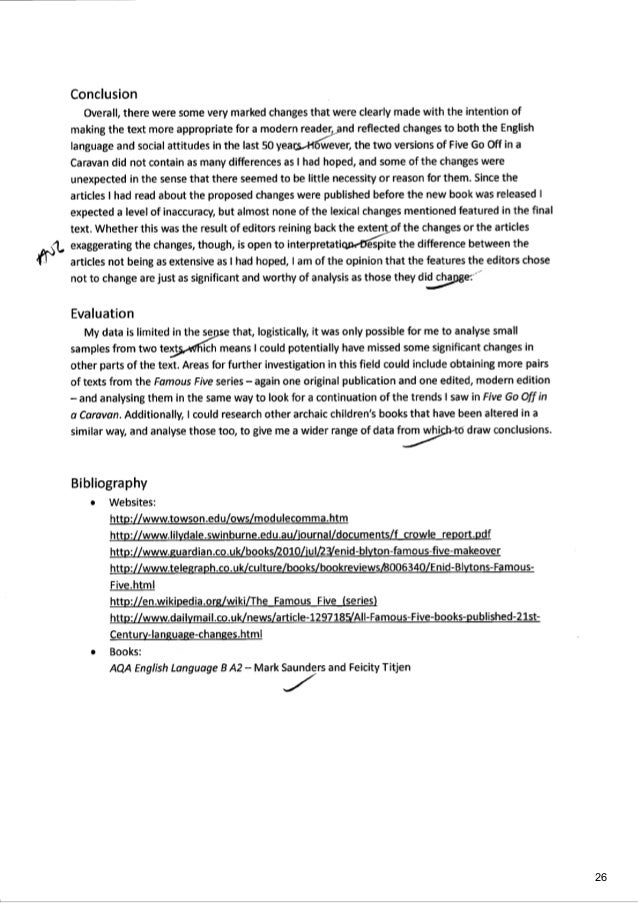 englsih language investigation