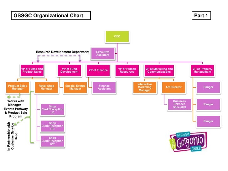 Girl Scout Organization Chart