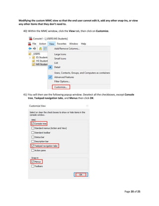 Delegating Active Directory Permission to Reset Passwords | PDF