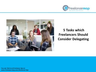 You can find more freelancer tips on
www.freelancermap.com/freelancer-tips
 