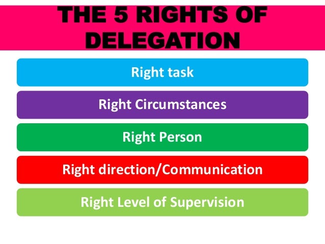 DELEGATION IN NURSING