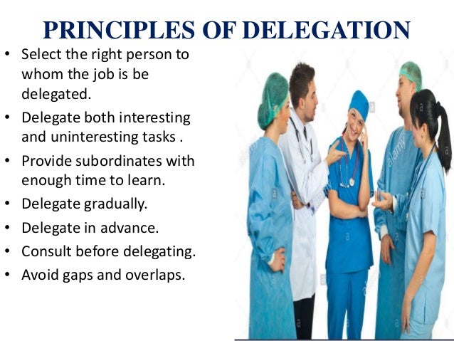 Delegation in Nursing - Mr. Manulal V S