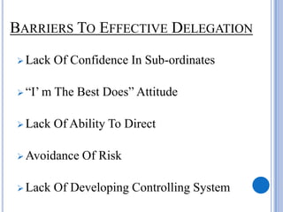 delegation