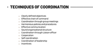 Delegation and Coordination | Juhin J | PDF
