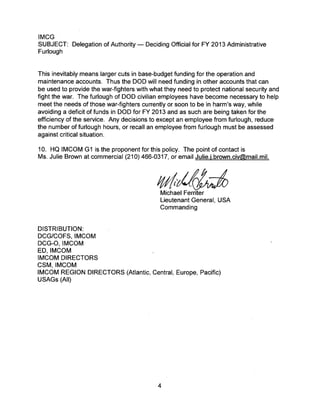 Delegation Of Authority Letter