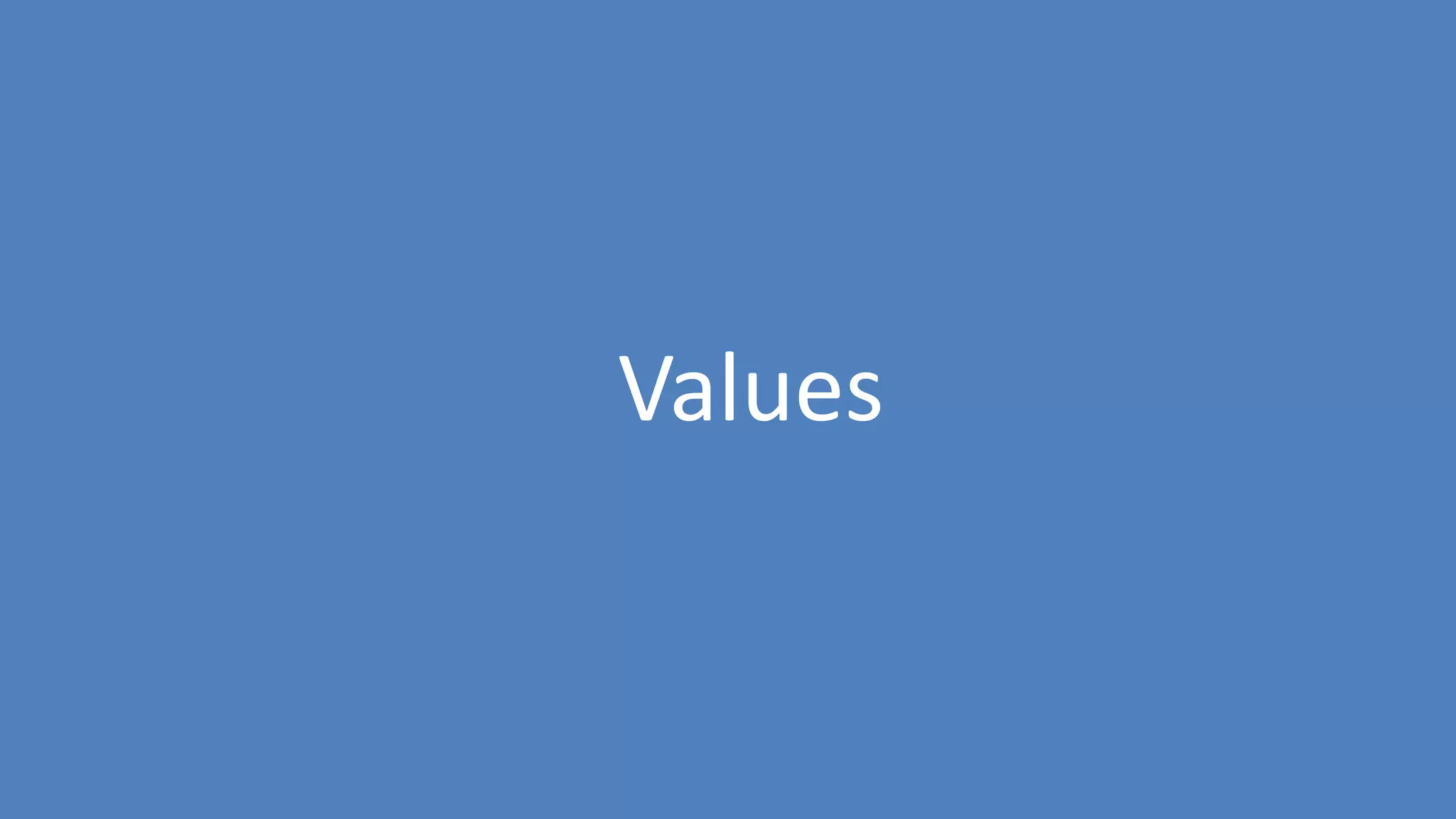 185
Values
 