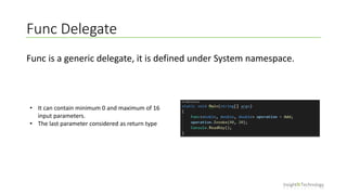 Delegetes in c# | PPTX