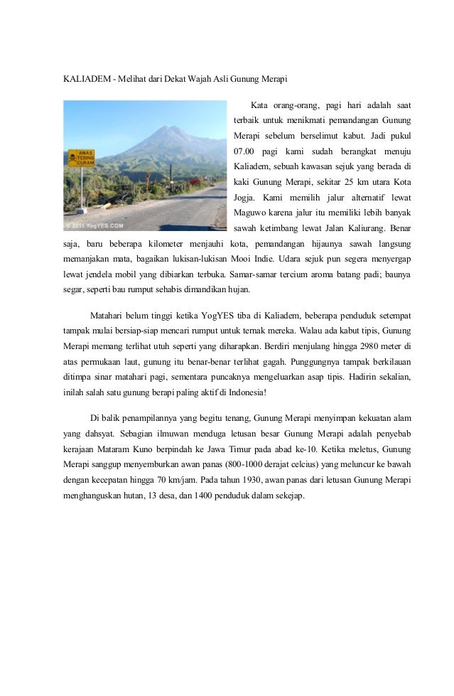 Deles indah merupakan obyek wisata yang terletak di lereng Deles indah merupakan obyek wisata yang terletak di lereng