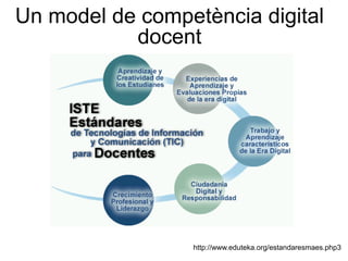 Un model de competència digital
           docent




                 http://www.eduteka.org/estandaresmaes.php3
 