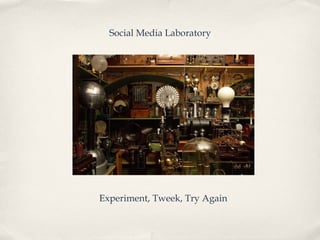 Social Media Laboratory Experiment, Tweek, Try Again 