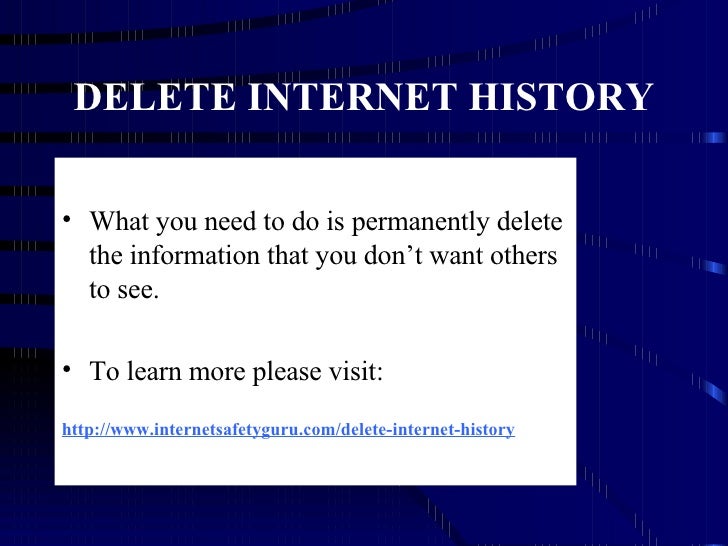 Delete History