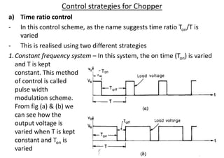 Chopper Fed DC Drives - DC to DC converters | PDF