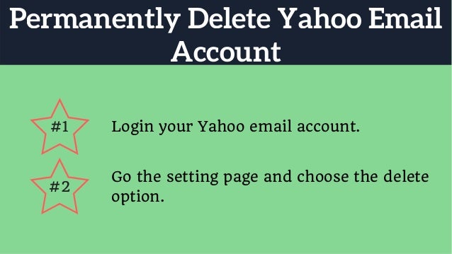 Steps to Delete or Deactivate Yahoo Email Account