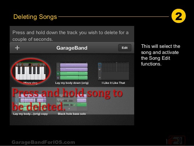 Delete Track Garageband Ipad 2 Delete Track Garageband Ipad 2
