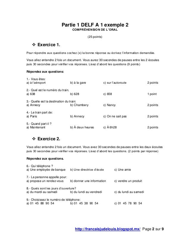 Exemple De Delf A1 Image To U exemple-de-delf-a1-image-to-u
