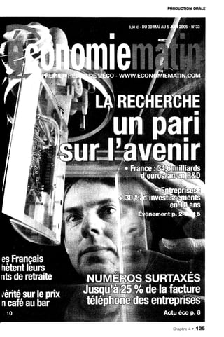 PRODUCTIONORALE
Chapitnea. 125
 