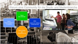 Druck- und Medienbranche 1969 Warum eine Community für die Druck- und Medienbranche Bildquellen: www.xlarge24.de Beuth Hochschule für Technik 
