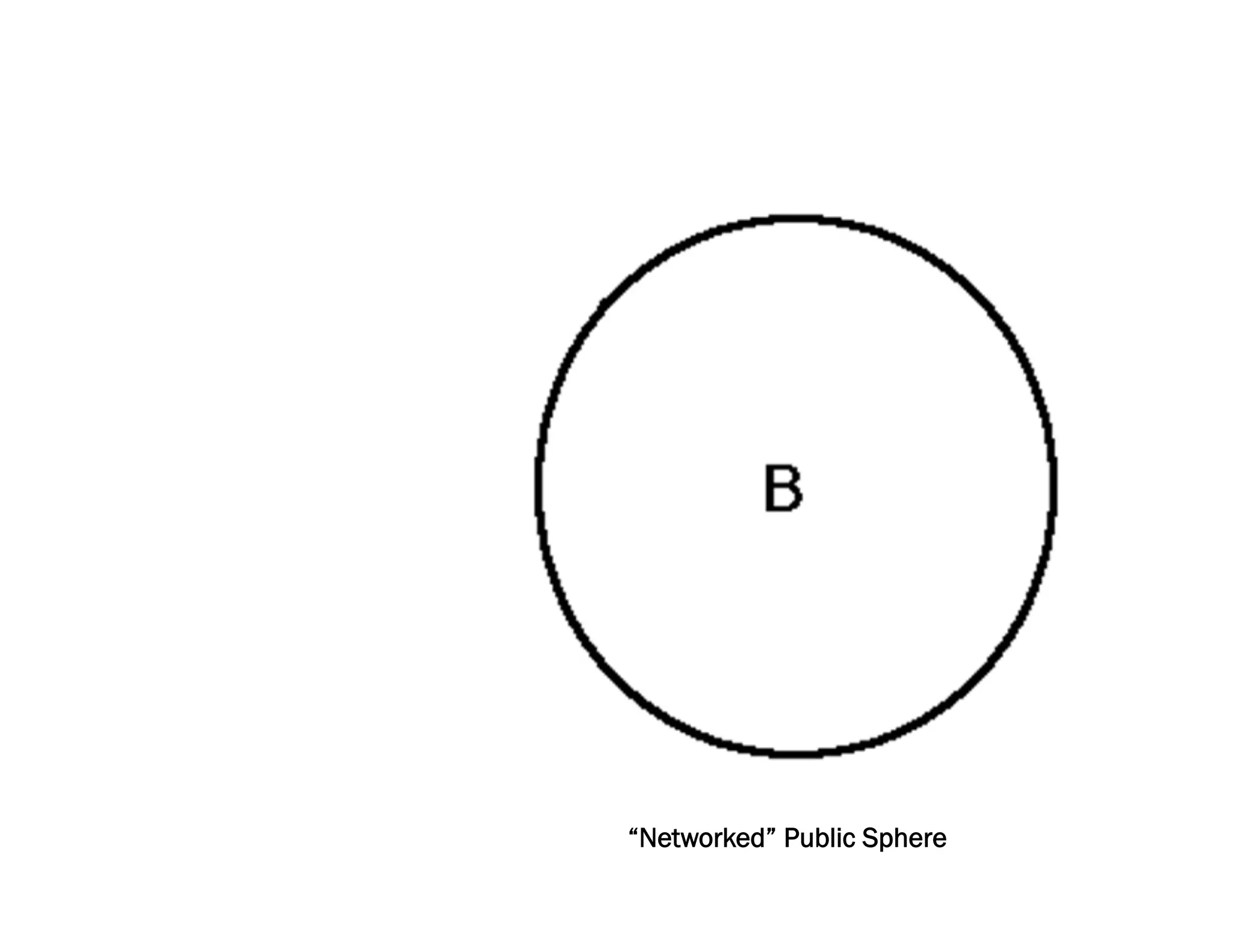 “Networked” Public Sphere
 